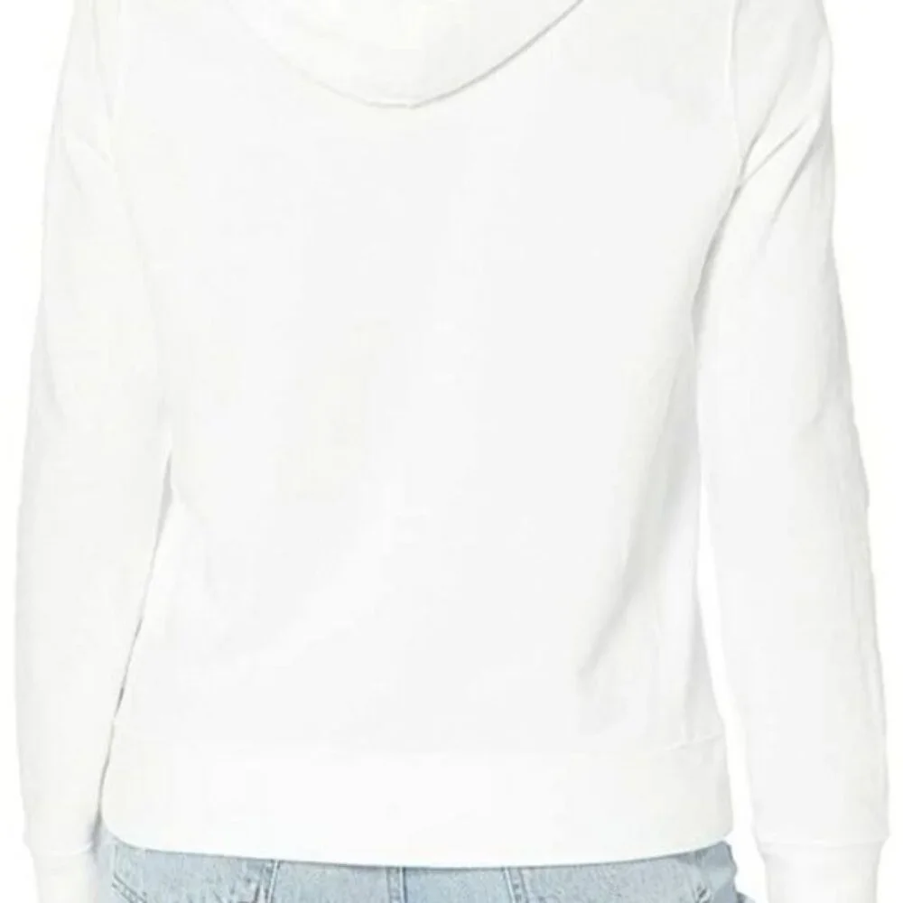 Tommy Hilfiger Jeans White Cropped Hoodie - Picture 2 of 7